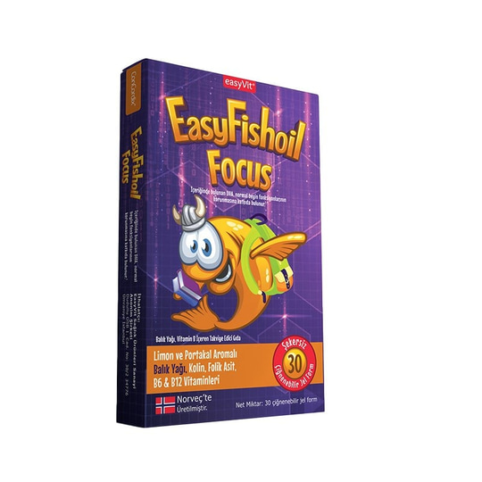EasyFishoil Q 30 Çiğneme Tableti