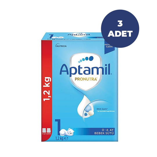 Aptamil 1 Bebek Sütü 1200 gr 3 Adet