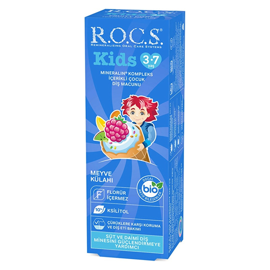 Rocs Kids 3-7 Yaş Meyve Külahı Diş Macunu 35 ml