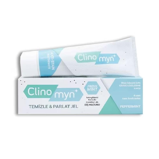 Clinomyn Temizle Parlat Jel Florürlü Diş Macunu 75 ml
