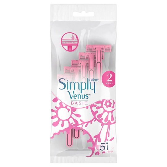Gillette Venus Basic Tıraş Bıçağı Simply Kullan At 5'li