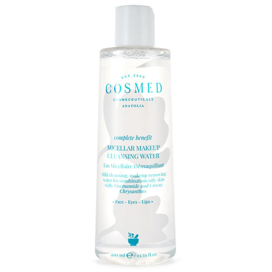 Cosmed Complete Benefit Micellar Makeup Cleansing Water - Yağlı/Karma Ciltler için Makyaj Temizleyici Micellar Su 400 ml