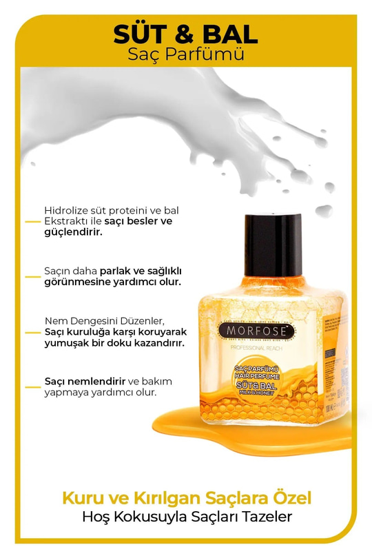 Morfose Süt & Bal Saç Parfümü 100 ml