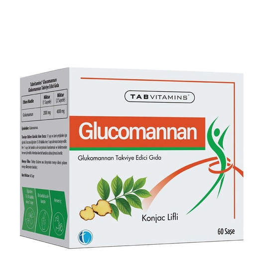 Tabvitamins Glucomannan 60 Saşe