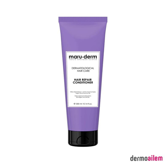 Maruderm Saç Kremi | Saç Onarıcı Saç Kremi 300 ML | Yıpranmış Zayıf Saçlar | Vegan