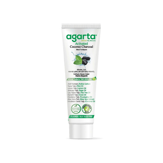 Agarta Doğal Aktif Karbonlu Diş Macunu 100 ml
