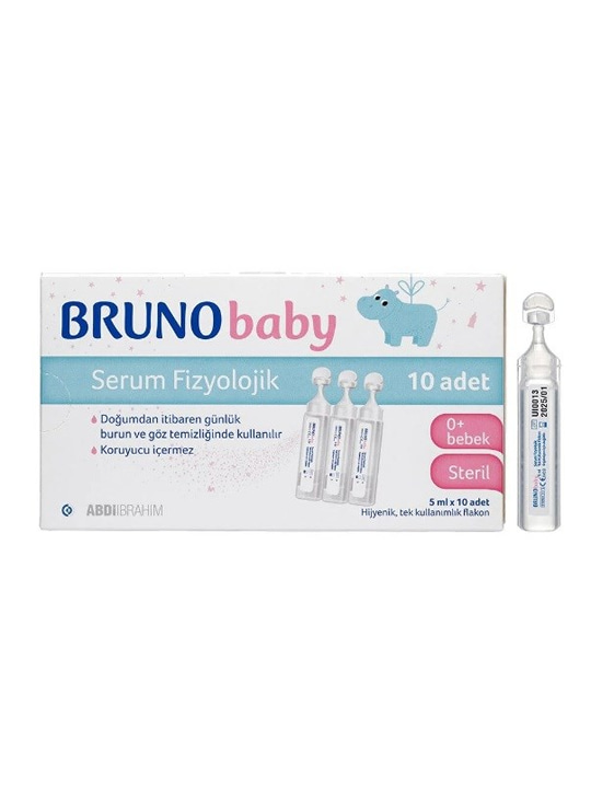 Bruno Baby Serum Fizyolojik 5 ml x 10 Flakon