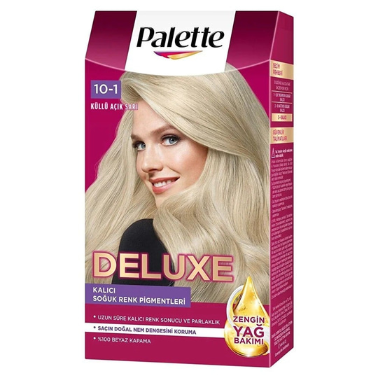 Palette Deluxe Saç Boyası 10-1 Küllü Açık Sarı