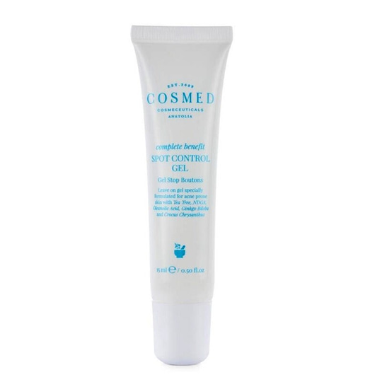 Cosmed Complete Benefit Spot Control Gel - Akne Eğilimli Ciltler İçin Çay Ağacı İçeren Kontrol Jel 15 ml