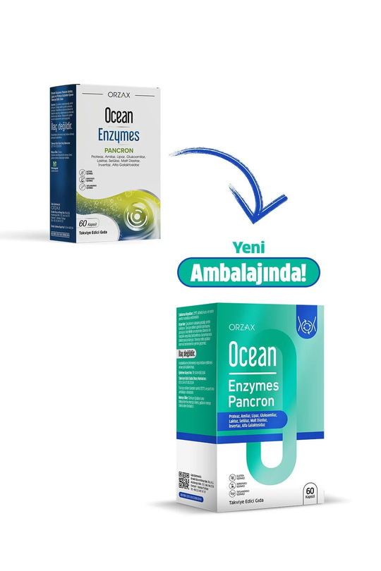 Ocean Enzymes Pancron 60 Kapsül
