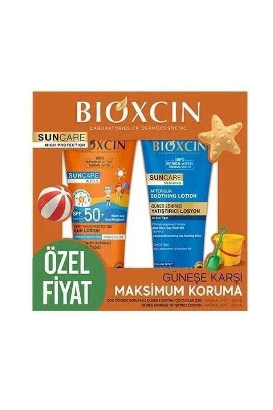 Bioxcin Sun Kids 200 ml + Aftersun 200 ml Kofre