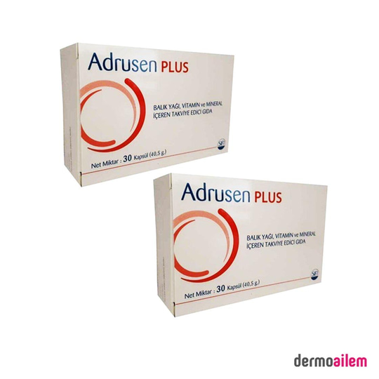 Takviye Edici GıdalarSİFİ İlaçAdrusen Plus İkili Avantaj Paket 30+ 30 Kapsül