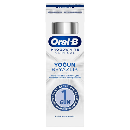 Oral-B Pro 3D White Clinical Yoğun Beyazlık Parlak Mükemmellik 75 ml Diş Macunu