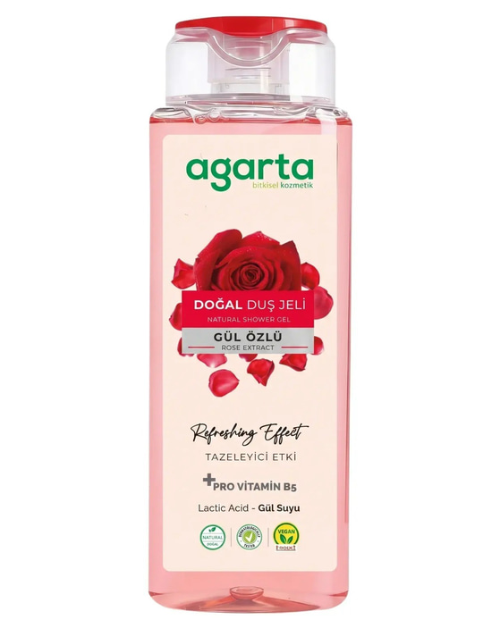 Agarta Gül Özlü Doğal Duş Jeli 400 ml