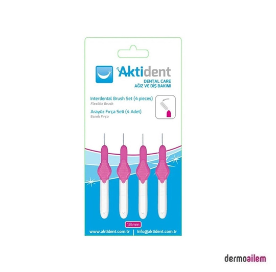 Arayüz FırçalarıAktidentAktident Arayüz 4'lü Pembe Fırça Seti 0.40 mm