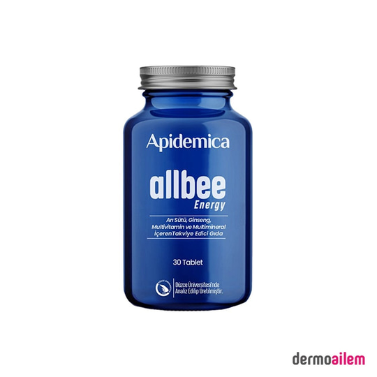 Takviye Edici GıdalarApidemicaApidemica Allbee Energy 30 Tablet
