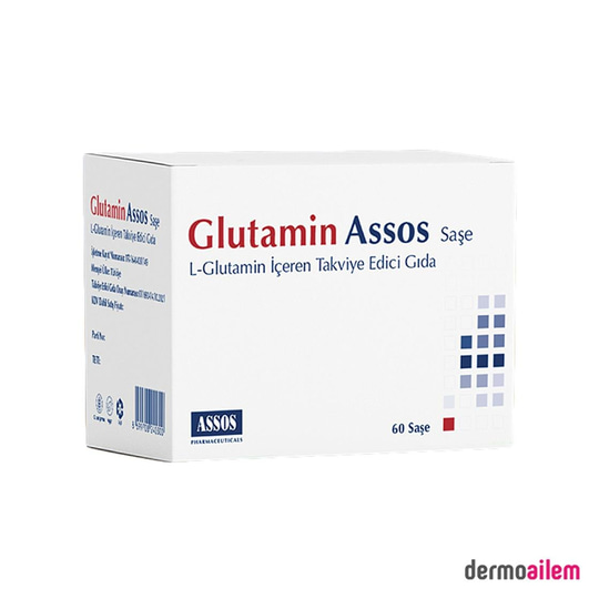 Takviye Edici GıdalarAssosAssos Glutamin 60 Saşe