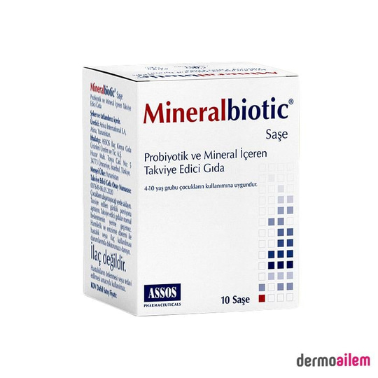 ProbiyotiklerAssosAssos Mineralbiotic 10 Saşe