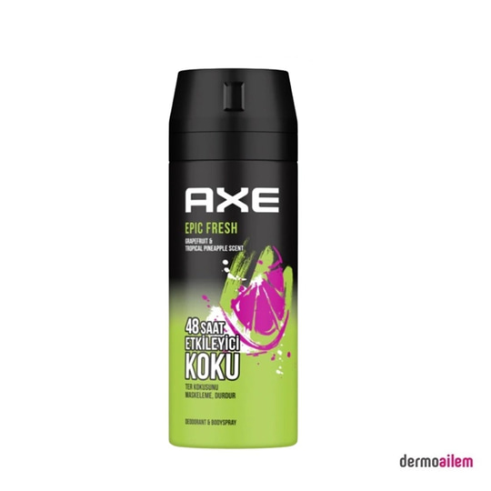 Erkek DeodorantAxeAxe Epic Fresh 48 Saat Etkileyici Koku Erkek Deodorant Sprey 150 ml 1