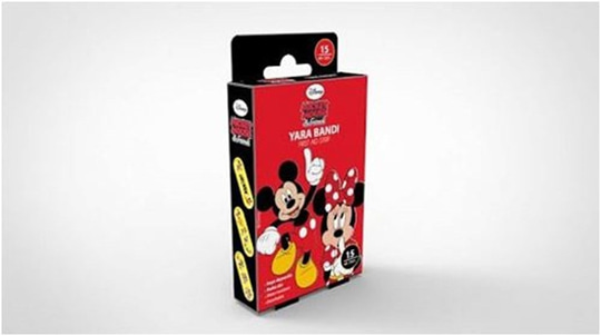 BantlarB-GoodB-Good Mickey Mouse Suya Dayanıklı Yara Bandı 15 li