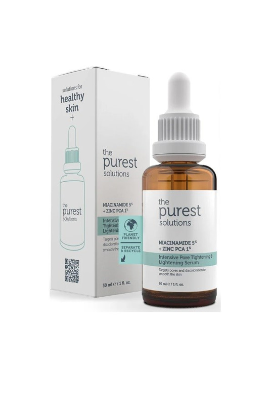 The Purest Solutions Gözenek Siyah Nokta ve Akne Giderici Bakım Serumu 30 ml (Niacinamide 5% + Zinc PCA 1%)