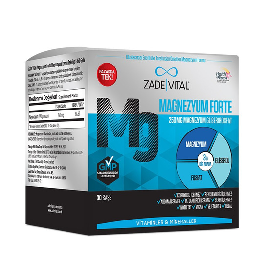 Zade Vital Magnezyum Forte 30 Saşe