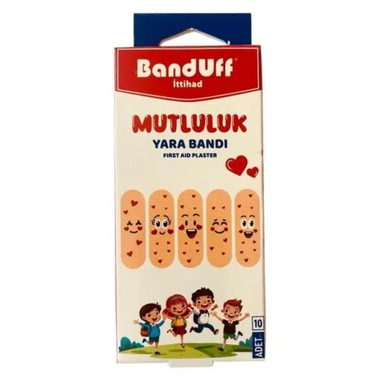 Banduff Yara Bandı Mutluluk 10 Adet