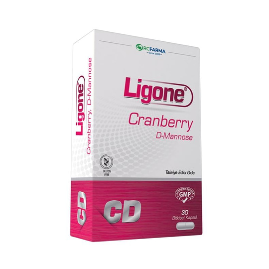 Ligone Cranberry D-Mannose 30 Bitkisel Kapsül