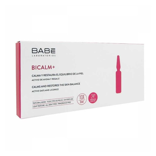 Kızarık Hassas CiltlerBabeBabe Bicalm+ Ampul Yatıştırıcı Konsantre Bakım 10x2 ml(SKT:10.2022)