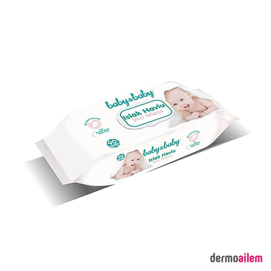 Temizleme Ürünleri baby&baby Baby & Baby Islak Mendil 90 Yaprak