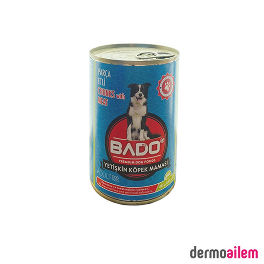 Köpek Yaş MamalarıBadoBado Köpek Maması Konserve 415gr Etli