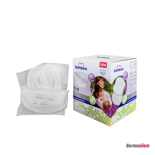 Göğüs BakımıBambinoBambino 3D Jelli Göğüs Pedi Gece/Gündüz 30 Adet