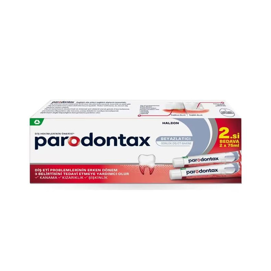 Parodontax Geliştirilmiş Tat Beyazlatıcı Diş Macunu 2 x 75ml