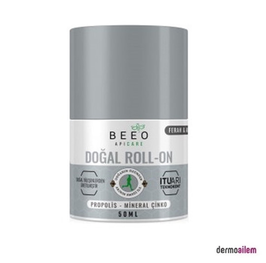 Erkek DeodorantBee'o UpBee'o Apicare Doğal Roll On Erkek 50 ml