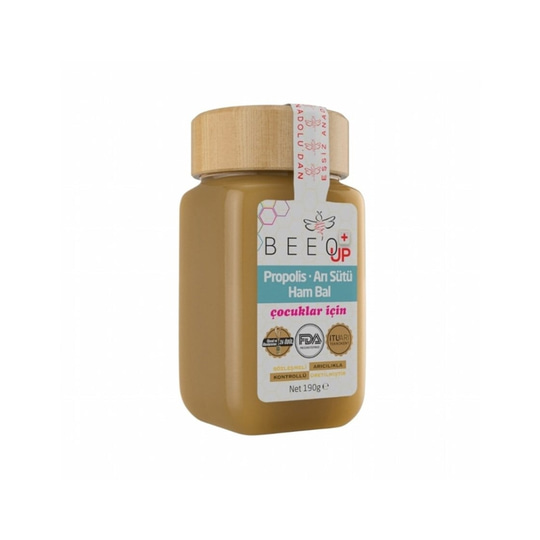 Takviye Edici GıdalarBee'o UpBee'o Up Propolis Ve Arı Sütü Ham Bal Çocuk 190 Gr