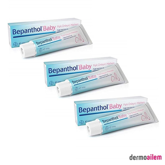 Pişik Bakım KremleriBepanthol Bepanthol Baby Pişik Önleyici Merhem 100 gr 3 Adet