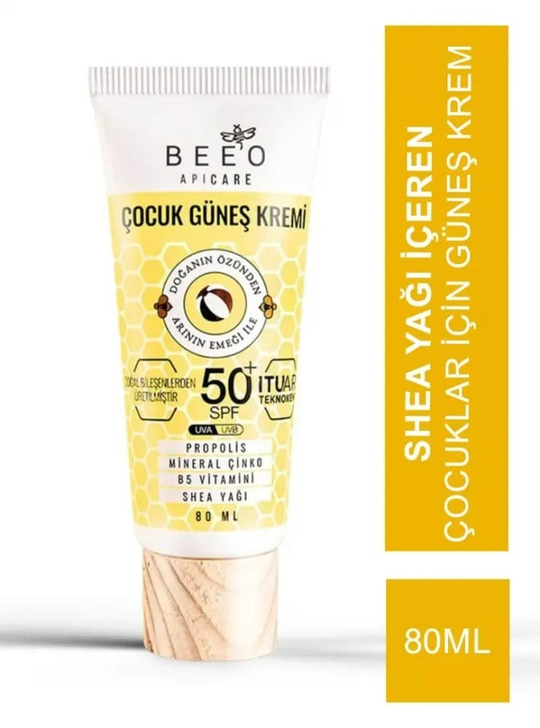 Beeo Apicare Propolisli Çocuk Güneş Kremi SPF50 80 ml