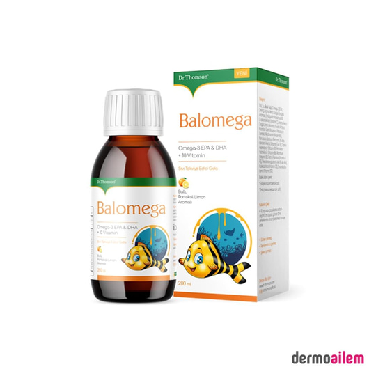Besin Takviyesi ÜrünleriBialaborBialabor Balomega Balık Yağı Bal Portakal Limon Aromalı 200 ml