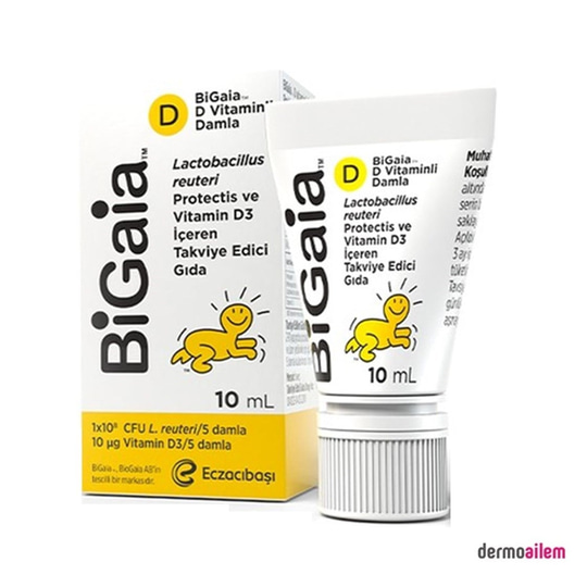 Takviye Edici GıdalarBigaiaBiGaia D Vitaminli Damla 10 ml Skt 09/2021