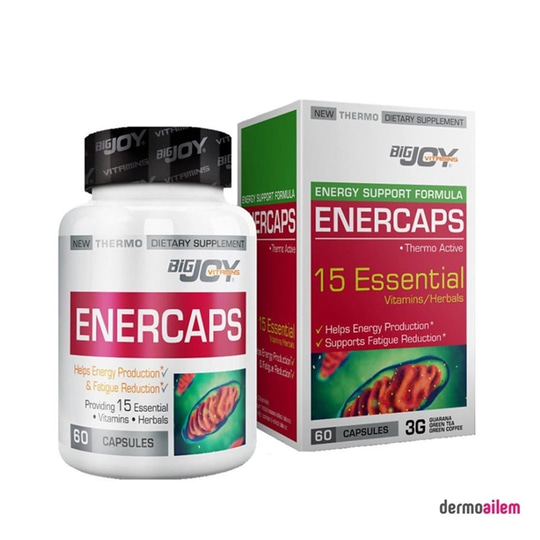 Takviye Edici GıdalarBigjoyBigjoy Vitamins Enercaps 60 Kapsül