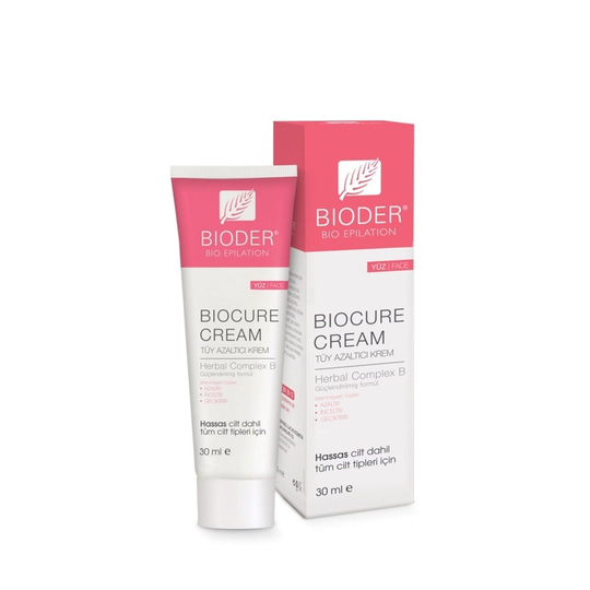 Tüy GidericilerBioderBioder Biocure Cream Yüz İçin Tüy Azaltıcı Krem 30 ml