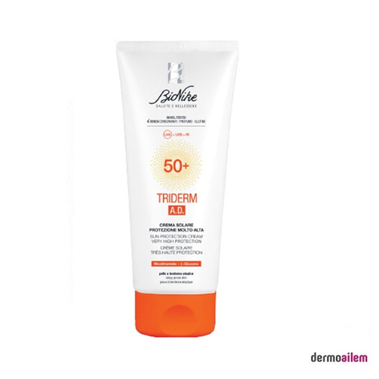 Spf 20 & 50 ArasıBioNikeBionike Triderm A.D Hassas Ciltler İçin Spf50+ Güneş Koruyucu Krem 200 ml