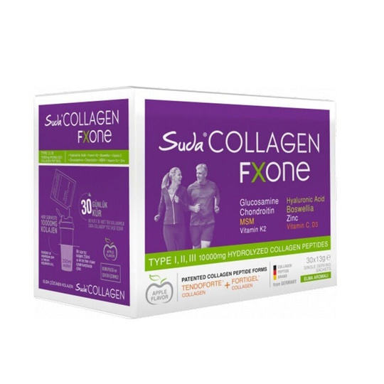 Suda Collagen FxOne Elma Aromalı 30x13 gr Saşe