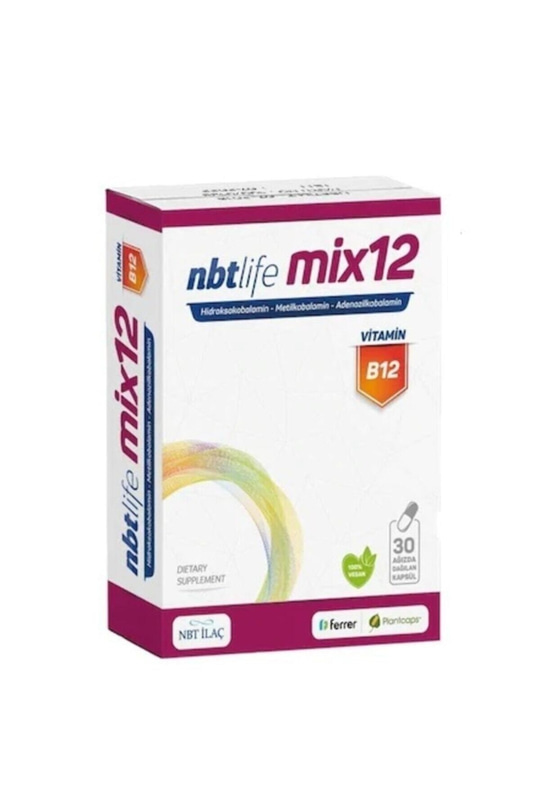 NBT Life Mix Vitamin B12 30 Kapsül