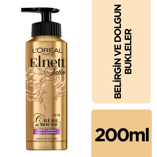 L’Oreal Paris Saç Köpüğü Belirgin Dolgun Bukleler 200 ml