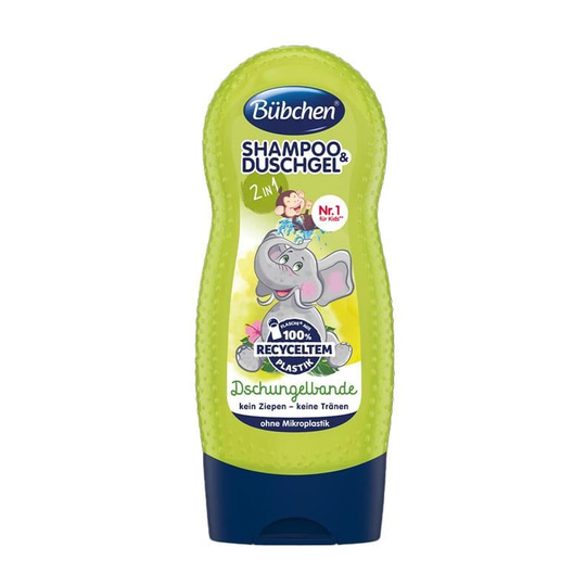 Bübchen Çocuk Şampuan & Duş Jeli 2 in 1 Dschungelbande 230 ml
