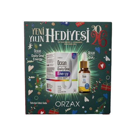 Ocean Yılbaşı Seti - Daily One Energy 30 Tablet + D3K2 Damla 20 ml