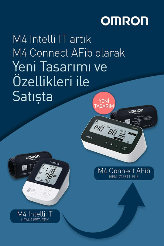 Omron M4 Connect A Fib Hem-7196T1-Fle Tansiyon Aleti