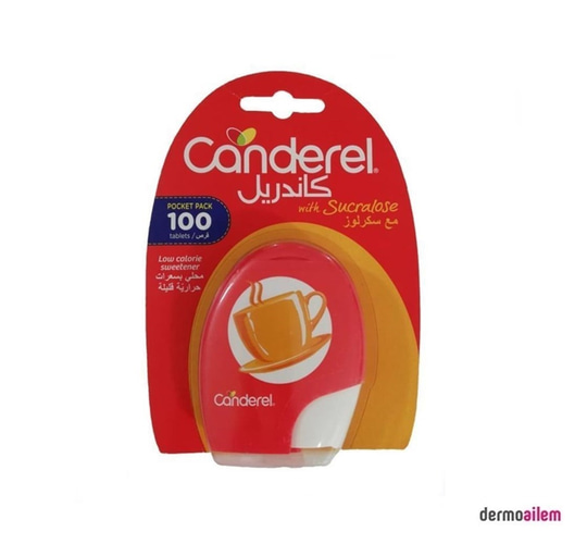Takviye Edici GıdalarCanderelCanderel Sukraloz Tablet Tatlandırıcı 100 Tablet