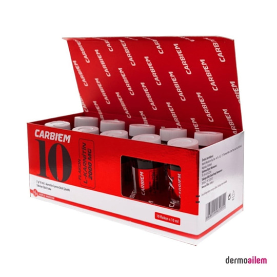 Takviye Edici GıdalarWorld MedicineCarbiem L-Carnitin 10 Flakon 10 ml